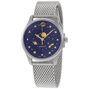 GTimeless Blue Motifs Dial Watch YA126328