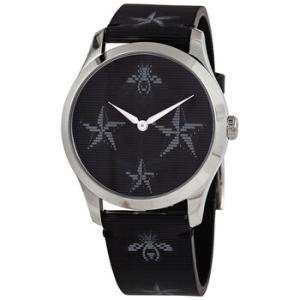 GTimeless Quartz Black Dial Watch YA1264105