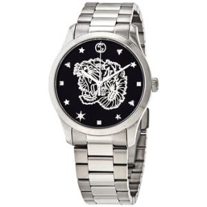 GTimeless Quartz Black Dial Watch YA1264125