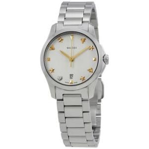 GTimeless Silver Dial Stainless Steel Watch YA126572