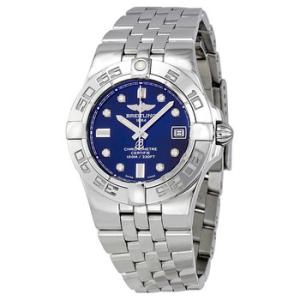 Galactic 30 Blue Dial Stainless Steel Watch A71340L2C814SS