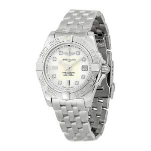 Galactic 32 Mother of Pearl Diamond Dial Watch A71356L2A708SS