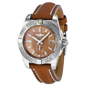 Galactic 36 Automatic Bronze Dial Brown Leather Watch A3733011Q582