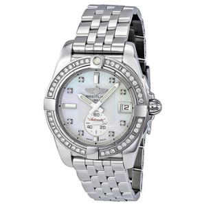 Galactic 36 Mother of Pearl Dial Diamond Watch A3733053A717SS
