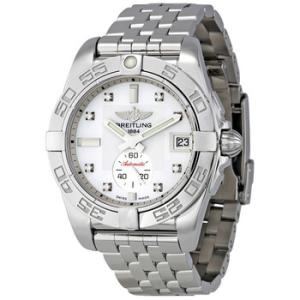 Galactic 36 Mother of Pearl Diamond Dial Watch A3733012A717SS