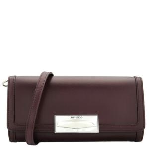 Garnet Leather Mini Shoulder Bag