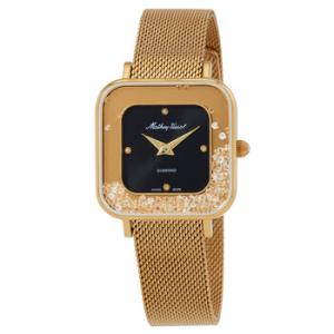 Gemina Quartz Diamond Black Dial Watch D984SPYN