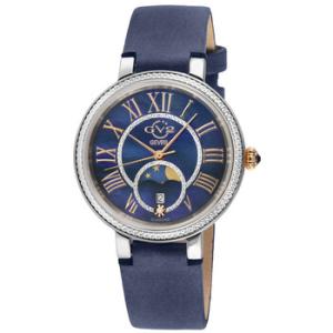 Genoa Mother of Pearl Dial Quartz Moon Phase Diamond Watch