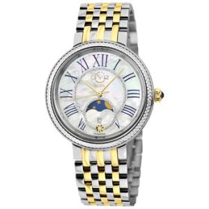 Genoa Mother of Pearl Dial Quartz Moon Phase Watch 12545B