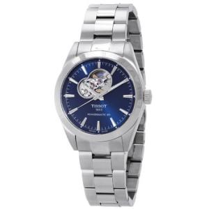 Gentleman Powermatic 80 Open Heart Automatic Blue Dial Watch T127.407.11.041.01
