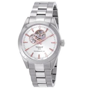 Gentleman Powermatic 80 Open Heart Automatic Silver Dial Watch T127.407.11.031.01