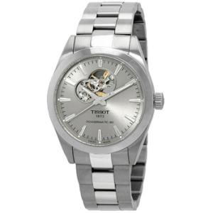 Gentleman Powermatic Automatic Rhodium Dial Watch T127.407.11.081.00