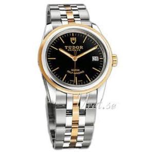 Glamour Date Automatic Black Dial Watch