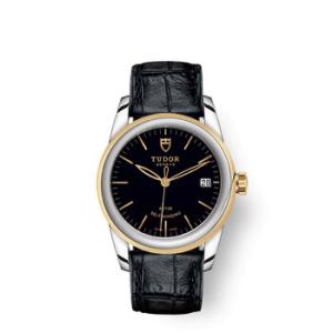 Glamour Date Automatic Black Dial Watch