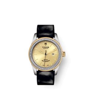 Glamour Date Automatic Diamond Champagne Dial Watch
