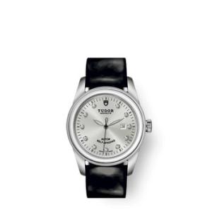 Glamour Date Automatic Diamond Silver Dial Watch