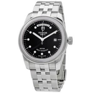 Glamour DayDate Automatic Diamond Black Dial 39 mm Watch