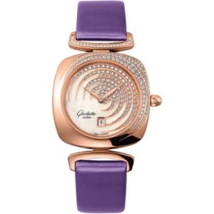 Glashutte Pavonina Enamel Dial Watch