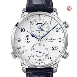 Glashutte Senator Cosmopolite Silver Dial Watch