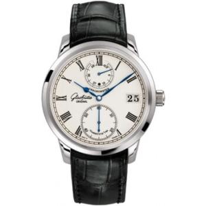 Glashutte Senator Silver Dial Hand Wind Watch