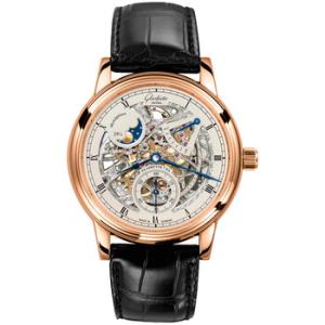 Glashutte Senator Skeleton Dial Automatic Watch