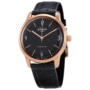 Glashutte Sixties Black Dial Automatic Watch