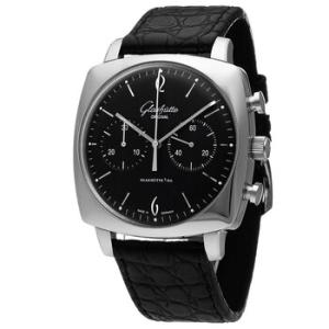 Glashutte Sixties Black Dial Chronograph Watch