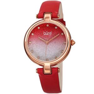 Glitter Ombre Swarovski Crystal Dial Watch