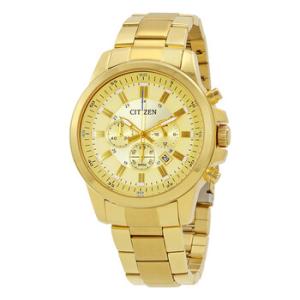 Gold Tone Dial Chronograph Watch AN808351P