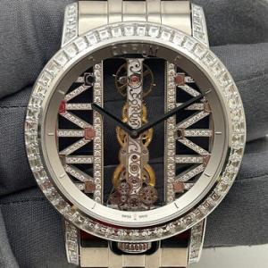 Golden Bridge Hand Wind Diamond Watch B11304470