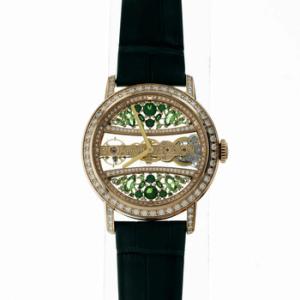 Golden Bridge Round Hand Wind Diamond Watch B11303787