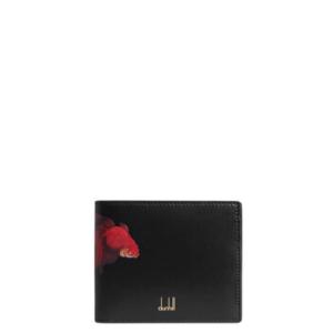 Goldfish Motif Leather Billfold Wallet
