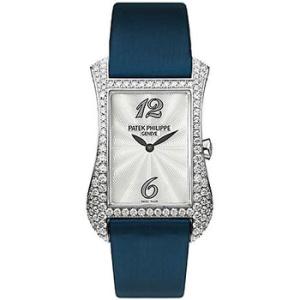 Gondolo Serata 18kt White Gold Diamond Blue Watch 4972G