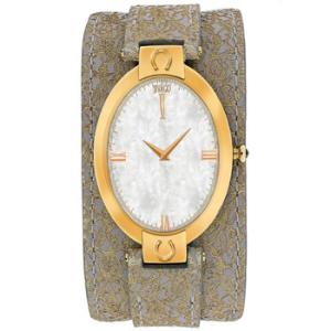 Good Luck White Mother of Pearl Dial Watch JV1836