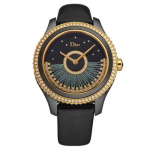 Grand Bal Diamond Black Dial Set with Diamonds  Rose Gold and Green Dial Watch CD124BH4A002