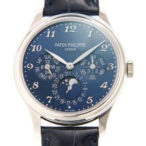 Grand Complication Royal Blue Sunburst Dial 18 Carat White Gold Watch 5327G