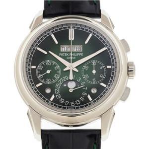 Grand Complications Perpetual Chronograph Hand Wind Green Dial Watch 5270P014