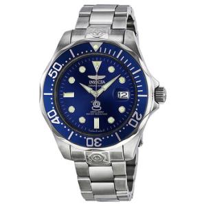 Grand Diver Blue Dial Stainless Steel Watch