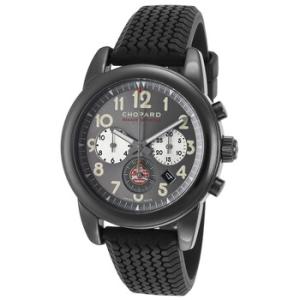 Grand Prix De Monaco Historique Grey Dial Black Rubber Automatic Sports Watch