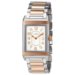 Grande Reverso Silver Dial Steel And 18kt Rose Gold Watch Q3204120