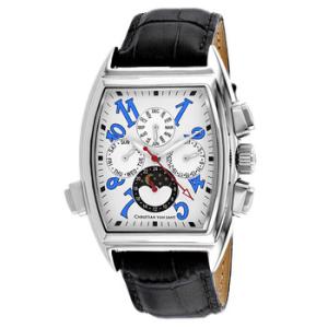 Grandeur Automatic White Dial Watch CV2134