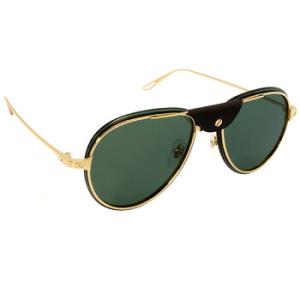 Green Pilot Sunglasses CT0242S 002