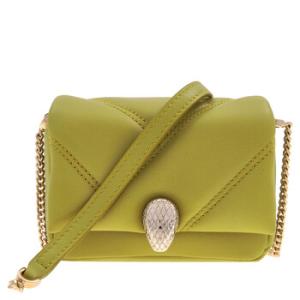 Green Serpenti Cabochon Micro Leather Bag