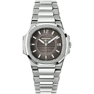 Grey Dial 18kt White Gold Watch 70111G010