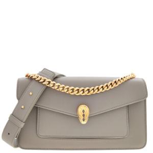 Grey EastWest Serpenti Shoulder Bag