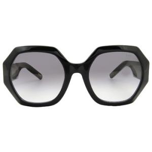 Grey Gradient Geometric Sunglasses SCH362M 0BLK