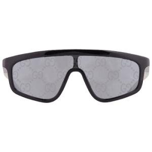 Grey Morror Logo Shield Sunglasses GG1736S 003