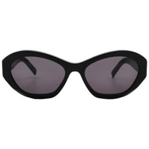 Grey Oval Sunglasses GV40001U 01A