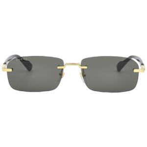 Grey Rectangular Sunglasses GG1221S 001