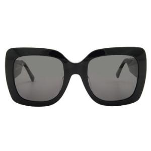 Grey Square Sunglasses VVA01BLK5524145